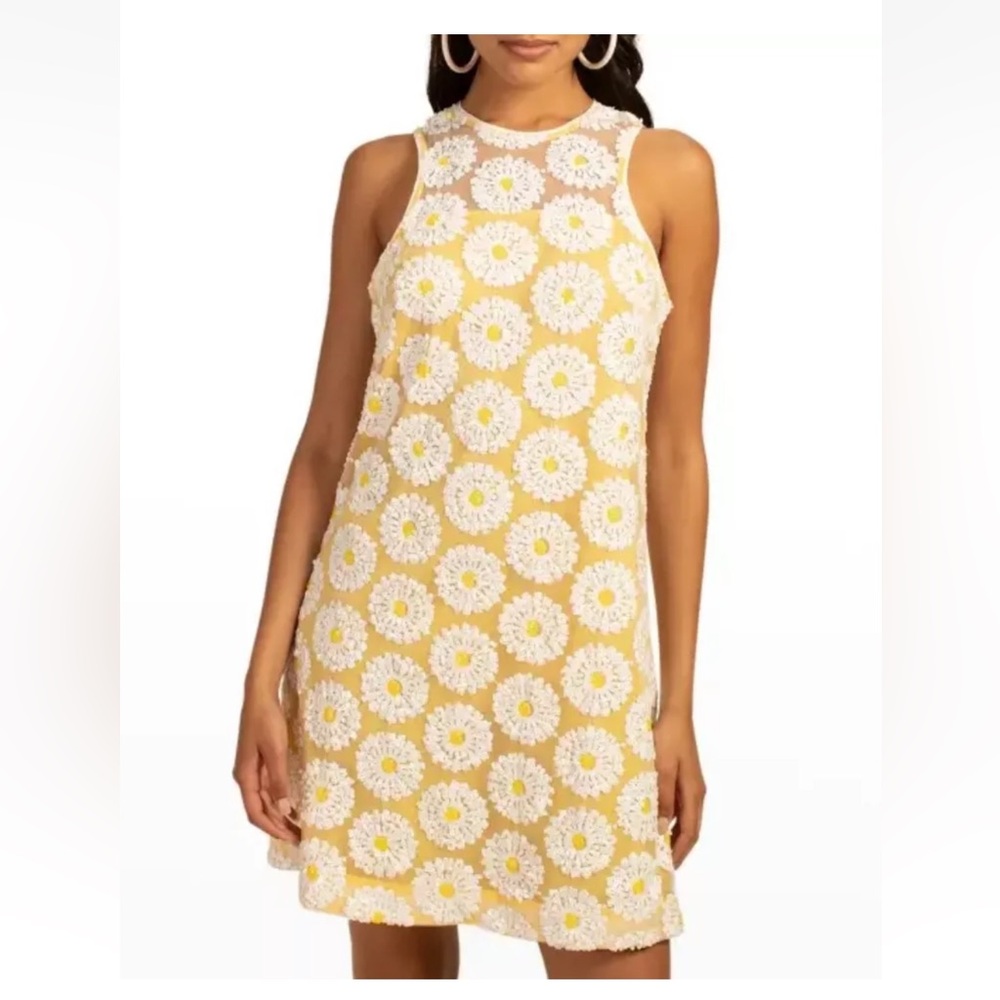 NWT Trina Turk Johana Mini Dress Sheath Silhouette Sleeveless Lined Size L